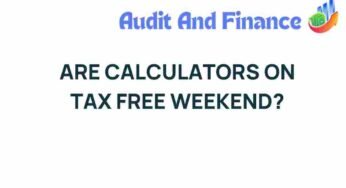 Tax-Free Weekend: Are Calculators Your Best Ally for Savings?