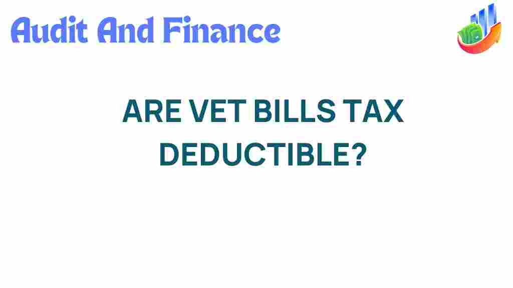 are-vet-bills-tax-deductible