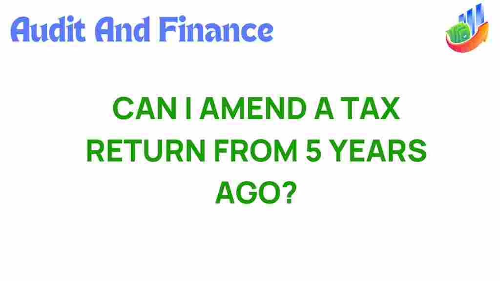 amend-tax-return-five-years-ago