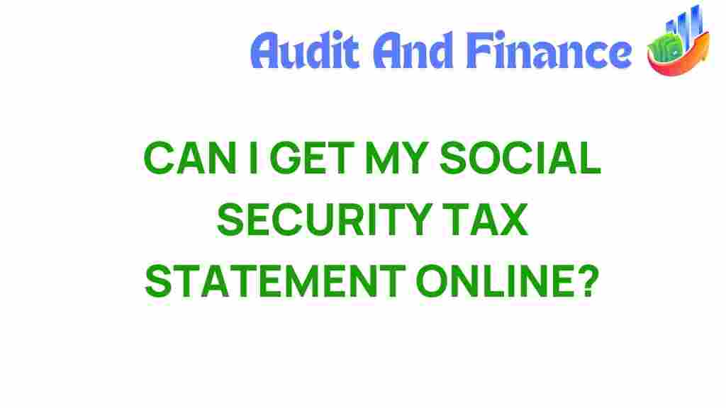 social-security-tax-statement-online