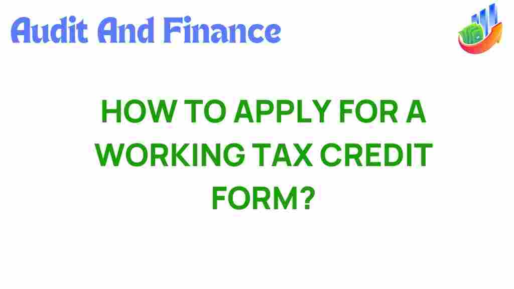 working-tax-credit-application