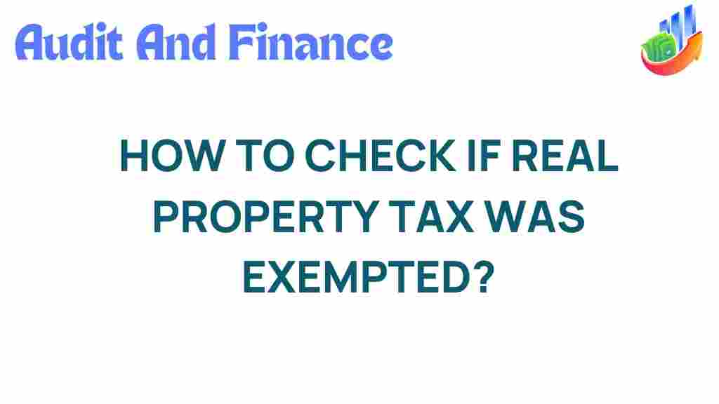 real-property-tax-exemptions